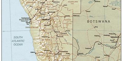 Kartes Namībijas saimniecība
